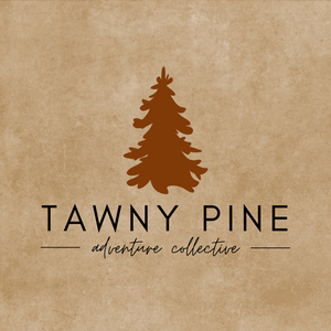 A gift card tile with the Tawny Pine logo on it.